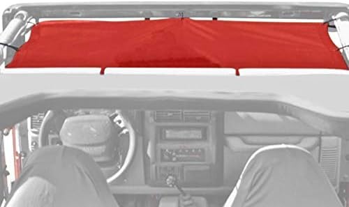 Steinjager J0043712 - Teddy Front Seats Red Top Solar Screen
