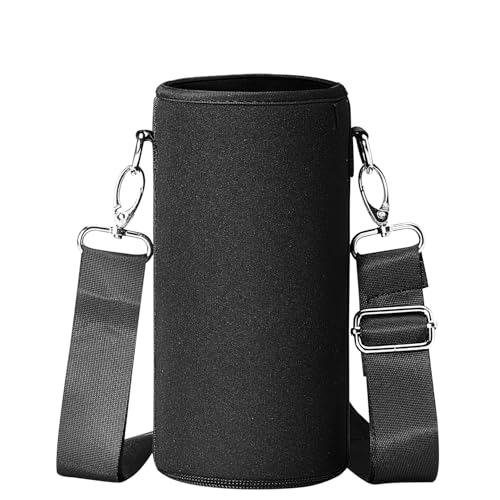 BUZIO 32 oz Water Bottle Insulated Sleeve, Bottle Carrier with Strap