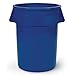 Food-Grade Waste Container, 20 gal, Bl