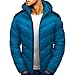 Doudoune Homme Capuche Duvet Manteau Homme Hiver Chaud Veste Homme Solde Hoodies Sweat-Shirt à Capuche Zippé Parka épais Militaire Veste Grande Taille Parka Coupe-Vent Blouson Manteau