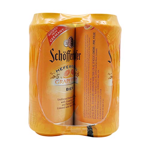 Schofferhoffer, Grapefruit, 4Pk, 16.9 Fl Oz #TOP3