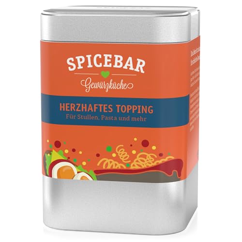 Spicebar Herzhaftes Topping Bio - 70g - herzhafte Gewürzmischung ideal für Pasta, Gemüse, Stullen und mehr - ein wahrer Alleskönner