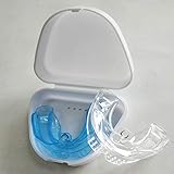 【Protección bucal 】El protector bucal fácil de llevar se puede ajustar fácilmente a cualquier tamaño de boca, se adapta cómodamente a los contornos de tus dientes, perfecto para adultos, adolescentes y niños. Además, nuestros protectores bucales son insípidos y olores, lo que te permite llevarlos durante horas sin molestias.