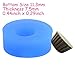 163LBG Cupcake 13mm Tart Bottom Silicone Flexible Push Mold - Miniature Food Sweets (Clay Fimo Resins Gum Paste)