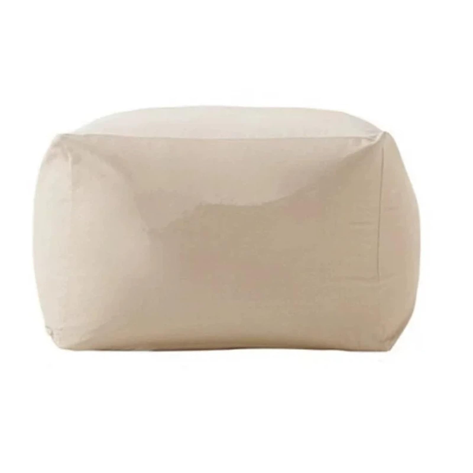 WQQYU6HKF sofa chair Lazy Bean Bag Sofa for Small Spaces, Single Tatami Floor Couch for Bedroom & Balcony living room chair(Beige,Small)