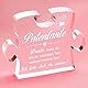 Giftasy Patentante Geschenk - Acryl Puzzle, Patin Geschenk, Beste Patentante Geschenk