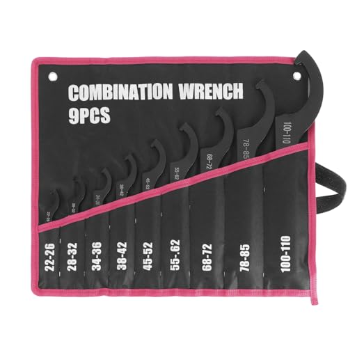 QWORK 9-Piece Coilover Spanner Wrench Set