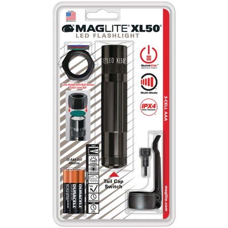 Maglite XL50 LED 3-Cell AAA Flashlight Tactical Pack, Black - Image 5