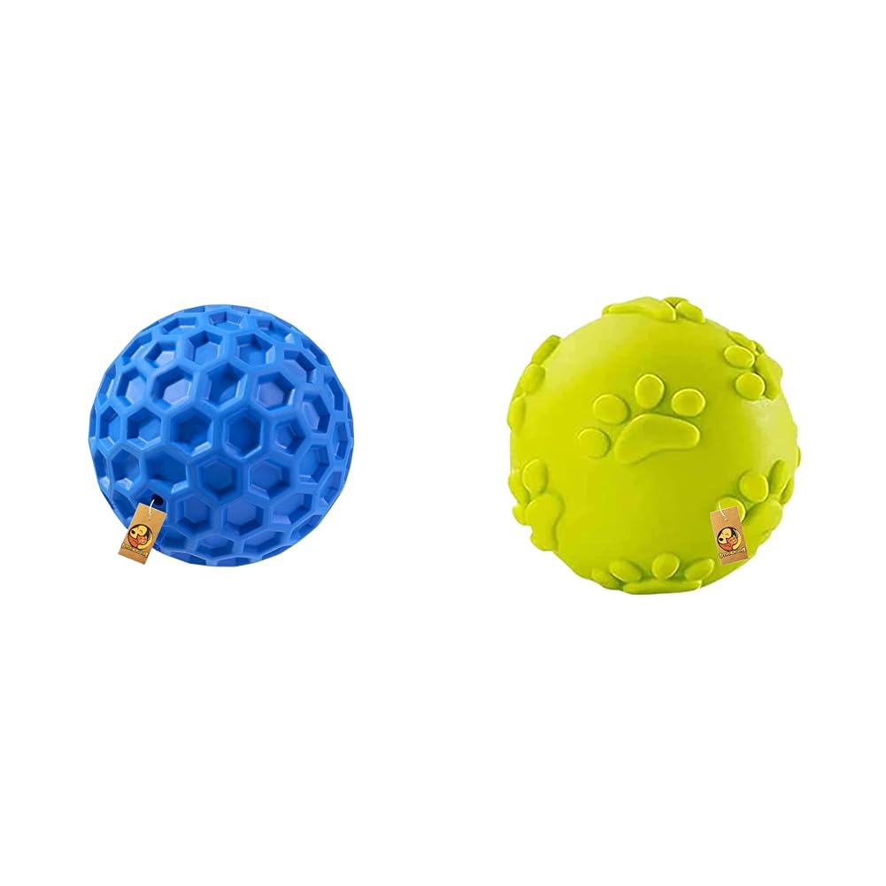 Foodie Puppies Aggressive Chewers Large Breed Interactive Pet Squeaky (Golf Ball - Large) Natural Latex Rubber Squeaky Ball Dog Toy - (Claw Ball) (B0CRVQPM47) Amazon Price History, Amazon Price Tracker