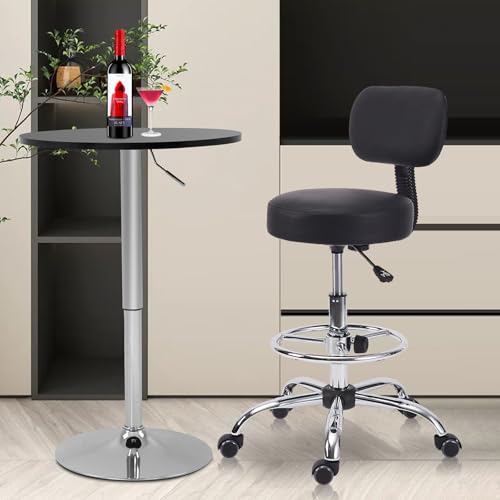 Klasika PACO-DFT Drafting Swivel Chair With Back Support And Adjustable Footrest Rolling Stool, Multi-Purpose Office Desk Chair thumb #6