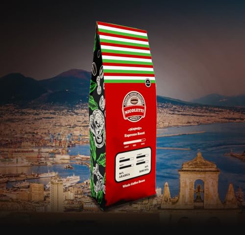 Nicoletti Coffee Espresso Napoli Roast 2lb En Grano miniatura 6