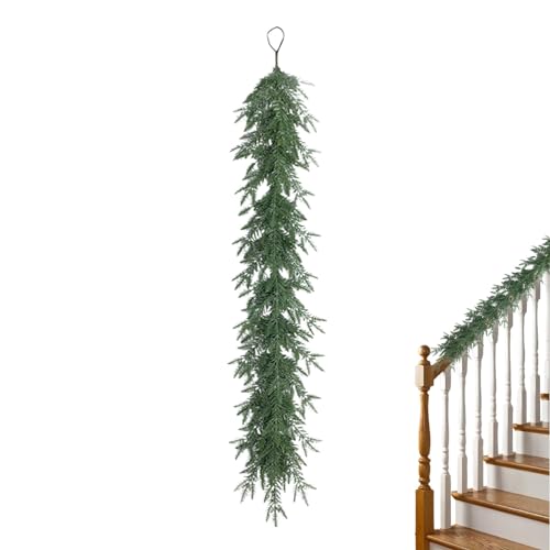 Guirlande de pin réaliste sans entretien pour décor de Noël - 8