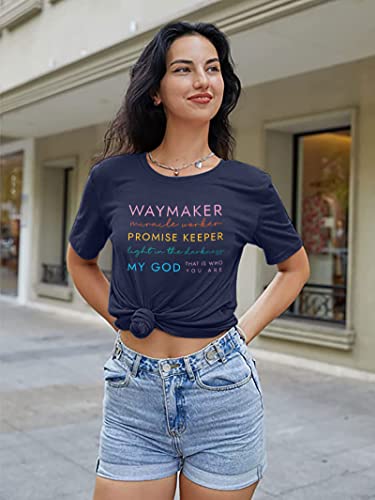 Womens Christian Shirts Faith Religious Gift Tshirt Casual Christians Inspirational Short Sleeve Tops 5