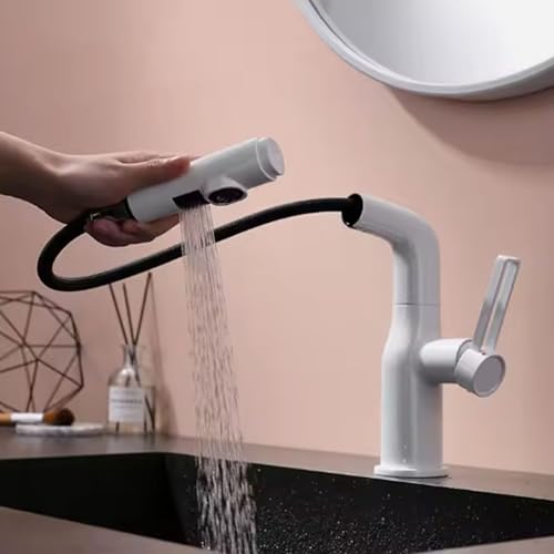 Grifo de baño extraíble ideal para lavar el cabello y limpiar el lavabo cómodamente 4