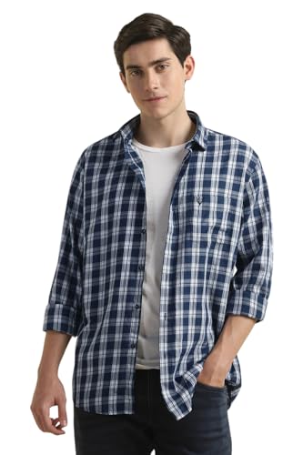 Allen Solly Men's Checkered Slim Fit Shirt