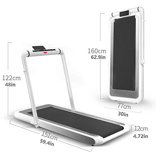 Image of Folding Treadmills Foldable Home Use Aerobic Fitness Treadmill, Unisex,1-12Km /H, Mute, Touch, Maximum Load