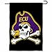 College Flags and Banners Co. East Carolina Pirates Black ECU Pirate Garden Flag