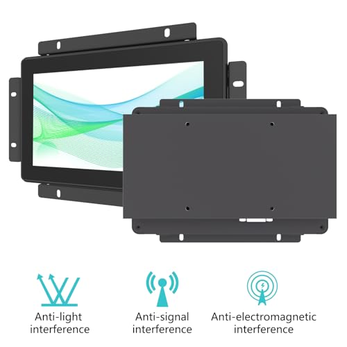Image of 7 Inch Industrial Touch Monitors 10 Points Embedded Open Frame Monitor 1024x 600 @ 60Hz TFT LCD Suitable for kiosks, ATMs, Vending Machines