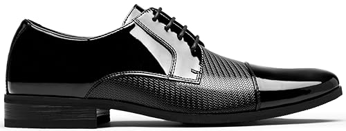 Jousen Mens Dress Shoes Tuxedo Patent Oxford Classic Comfortable Dress Shoes for Men2