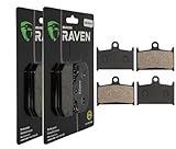 RAVEN 2 Kit plaquettes frein Av Ga et Av Dr Compatible pour Triumph Speed Triple 885 T509 de 1997 à 1998