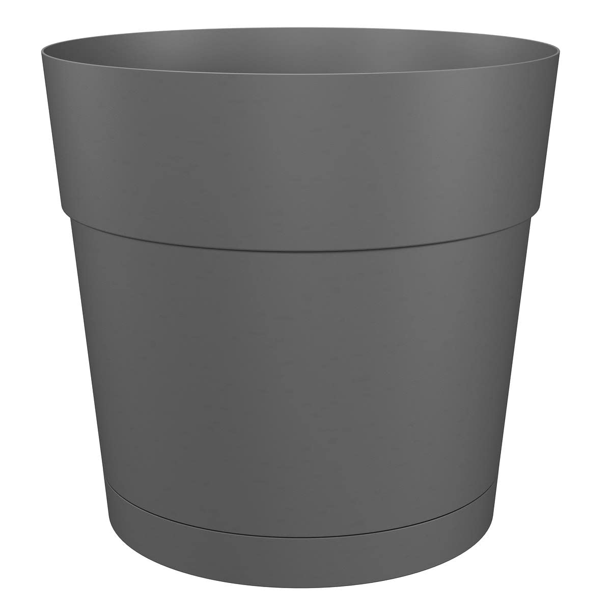 ArtevasiCapri Wide Pot, Water Reserve, Plastic pot, Anthracite, 30cm