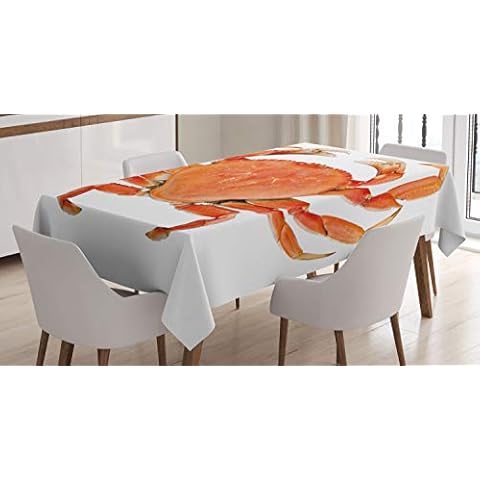 ABAKUHAUS Mantele Cangrejos Dungeness, Resistente al Agua, 140 x 200 cm Cover