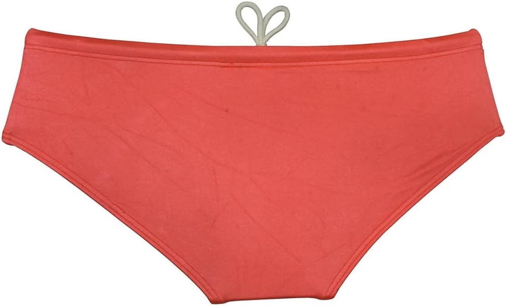Men's Swimwear Solid Swim Briefs Elastic & Drawstring Swimsuit Ice Silk Lining Board Briefs