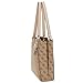 GUESS Womens Noelle Tote, Shoulder Bag, Latte Logo
