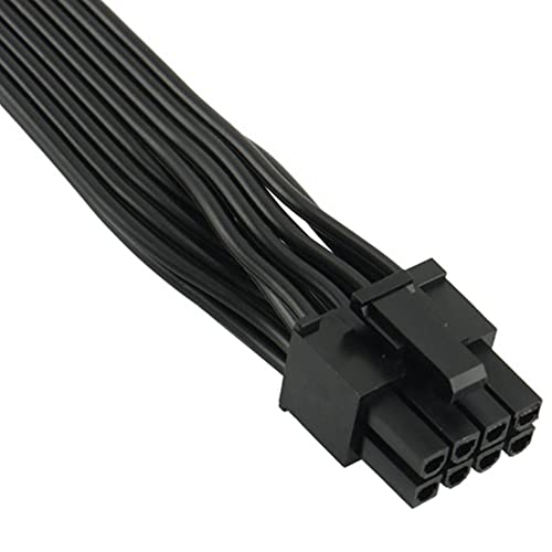 Câble PCI-E 8Pin robuste et stable, double connecteur 6 + 2Pin pour système informatique - 2