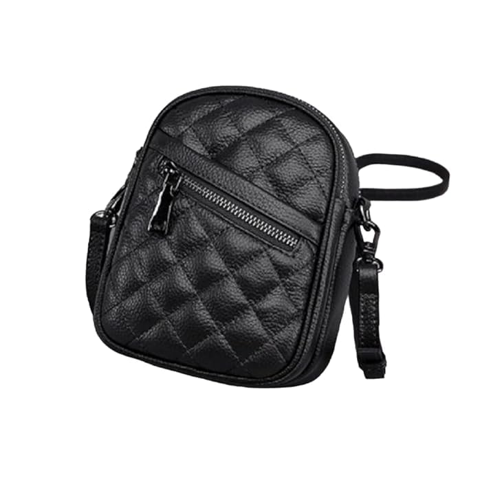 aksuti PU Leather Unisex Cross-Body Side/Chest/Phone Bag for Women & Men | Adjustable Strap Shoulder Bag for Daily Commuting Travel-picture-24