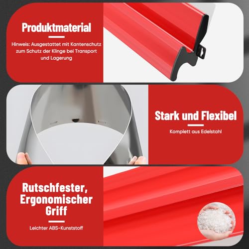 Spatule de surface 60cm en acier inoxydable de haute précision - 4