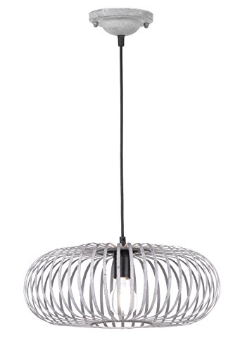 Preisvergleich Produktbild Trio Leuchten Pendelleuchte Johann 306900161, Metall grau antik, exkl. 1x E27