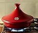 Emile Henry Made In France Flame Tagine, 2.1 quart, Burgundy