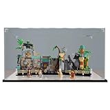 Vitrine pour Lego 77015 avec image dorée - Modèle de bloc de construction de temple ancien, la combinaison parfaite de l'artisanat et de l'art. La boîte d'exposition est un excellent choix de cadeau pour les collectionneurs de modèles de blocs de construction. Rangez vos articles dans cette jolie boîte de présentation avec facilité et gardez-les bien rangés et en sécurité.