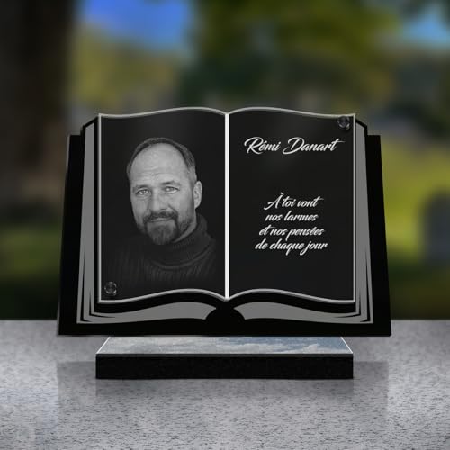 Plaque de sépulture personnalisable pour l'enterrement - 3