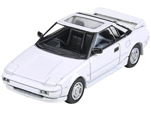Modelo a escala 1/64 Toyota MR2 MK1 1985 Super White miniatura 3
