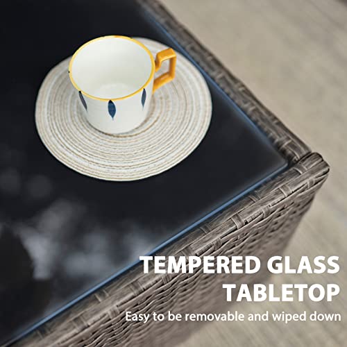 image for JOIVI Patio Furniture Set, 4 Piece Outdoor Patio Conversation Set, All