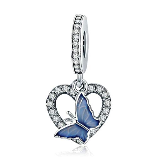Image of Love Family Tree of Life Charms Dangle Bead 925 Sterling Silver Charms for Bracelets Necklace Christmas (Honey Bee Charm)