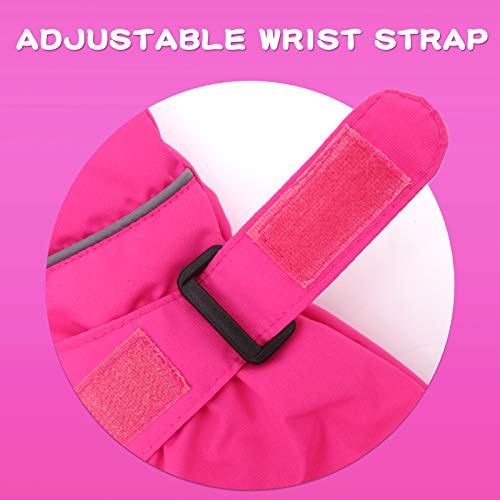 Image of BAVST Kids Winter Glove Boys Girls Snow Ski Waterproof Gloves for Teens Fleece Lining Warm Mittens Outdoor
