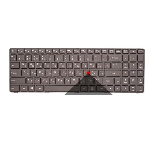 Clavier PC portable Lenovo Ideapad 100-15IBD 80QQ de rechange noir disposition cyrillique russe