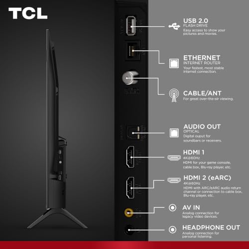 Image of TCL 40-Inch Class R3D Series QLED Roku Smart TV | FullView Bezel-Less Design, Google Cast & AirPlay 2 | Television for Bedroom, Dorm & Kitchen (40R3D, 2026) Streaming Live Local News, Sports & Movies