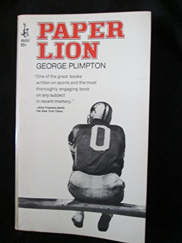 Paper Lion B000H2EJPI Book Cover