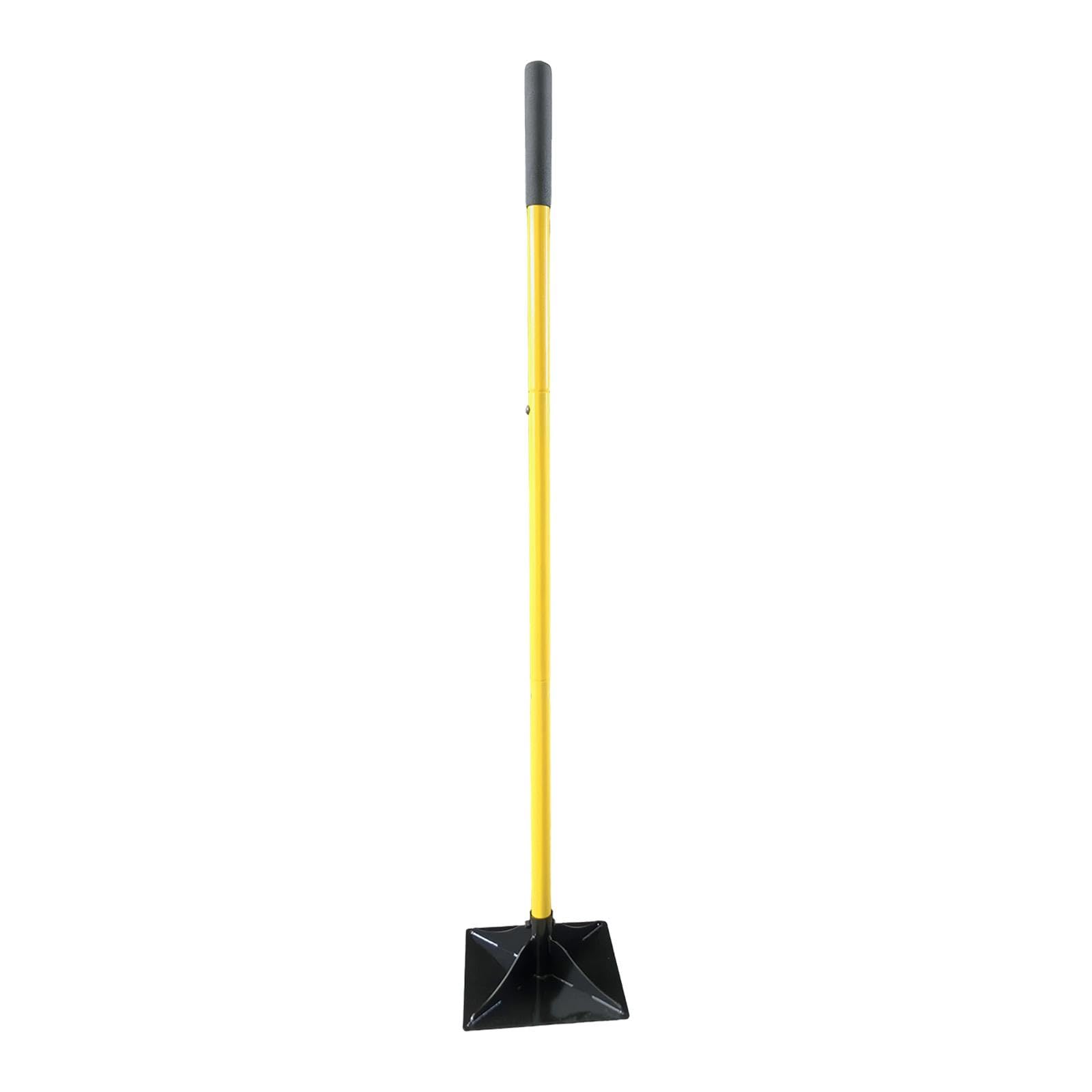 Compattatore Terreno Compattatore Manuale Attrezzo Pressa Suolo Ergonomico Antiscivolo per Livellare Terra Adatto per Cura Orto E Preparazione Strade, 8 Inch