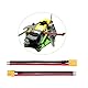 YIXISI 5 Paar XT30 Stecker Männlich Weiblich Stecker, XT30 Plug Male Female Connector mit 100mm 14AWG Silikondraht, für RC Lipo Batterie FPV Drohne