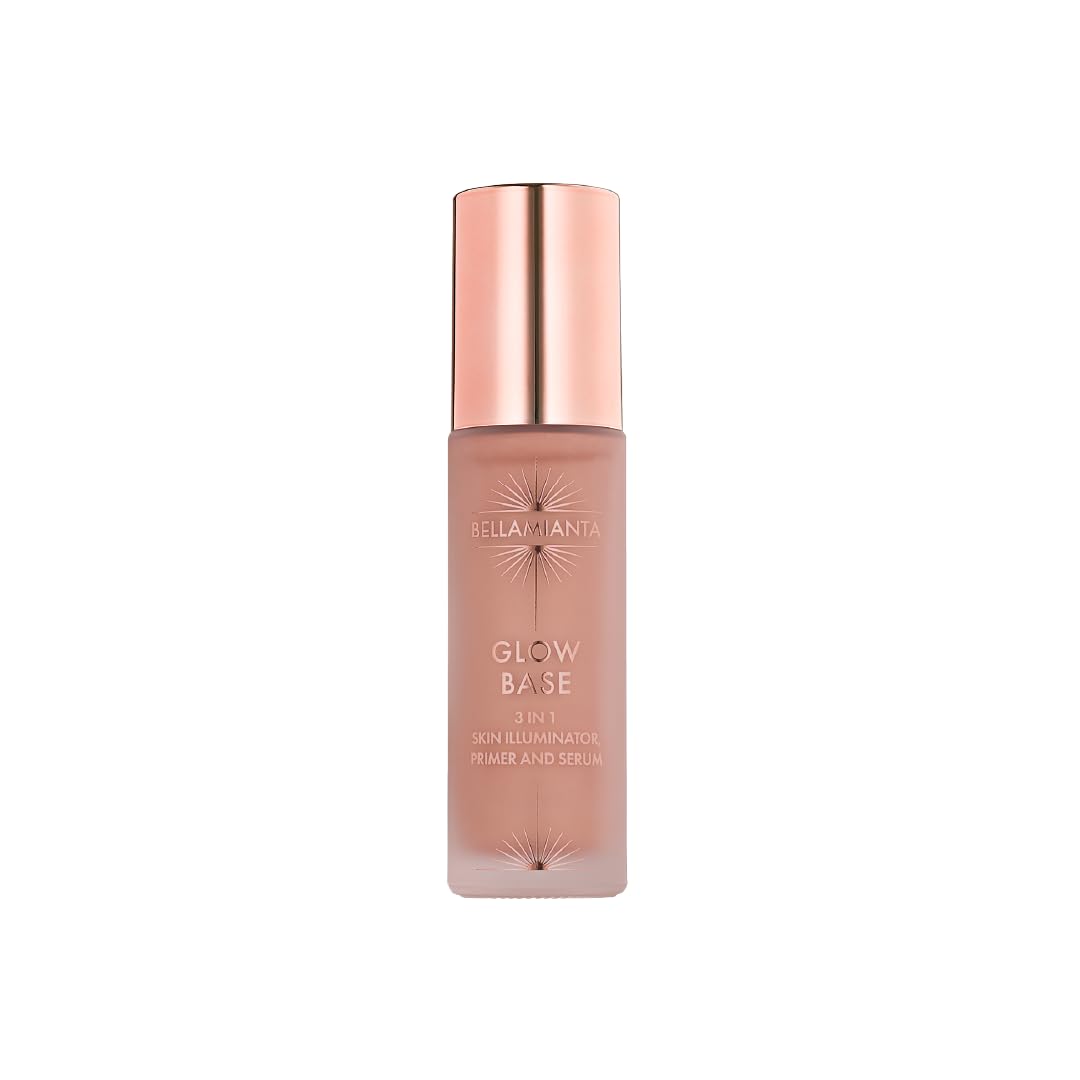 Bellamianta Glow Base, Hydrating Makeup Primer & Illuminator, Radiant Skin Primer with Niacinamide
