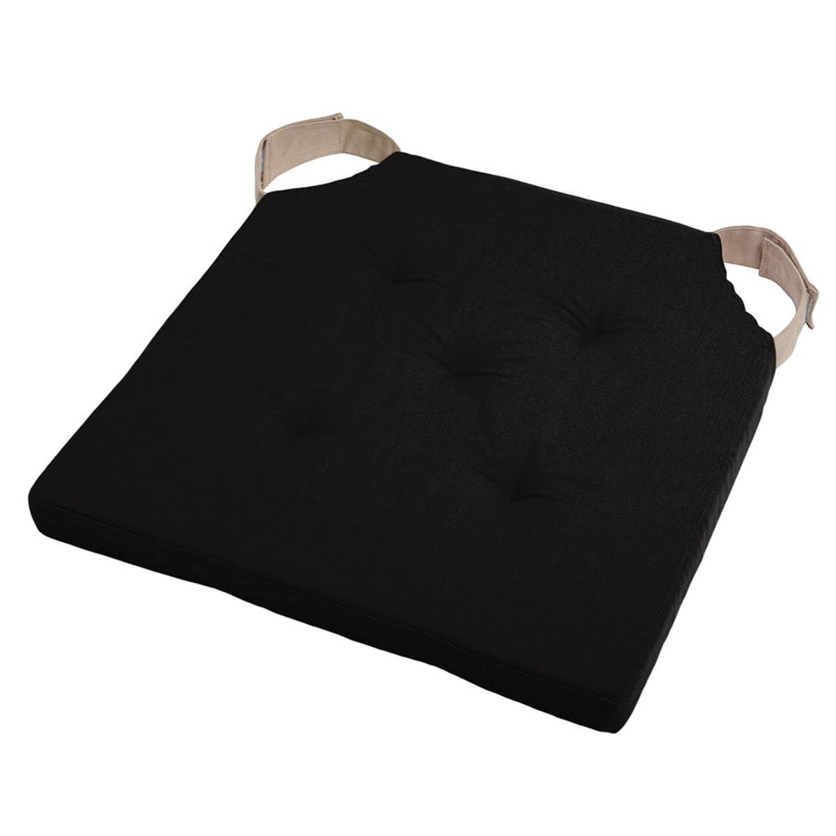 Gadget and Bazaar Chair cushion scratchs - Black 38 cm