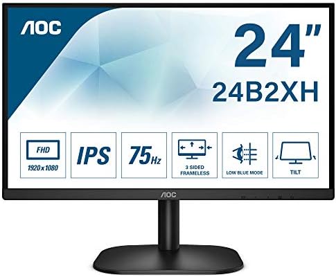 Aoc 24b2xh 24 Inch Fhd Monitor Black Amazon De Computer Accessories