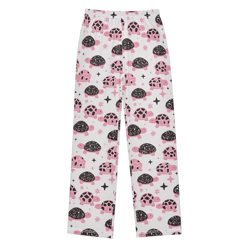 Pink Turtle Pajama Pants Shining Stars Pajama Bottoms Soft Sleep Pjs Lounge Pants S2