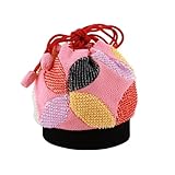 [SAKIKU-EN] 七五三 子供用 巾着 バッグ わらべくらぶ 単品 ガールズ 女の子 女児 キッズ 子ども 鞄 かわいい 和装小物 sb-41 (Ａ.ピンク七宝)