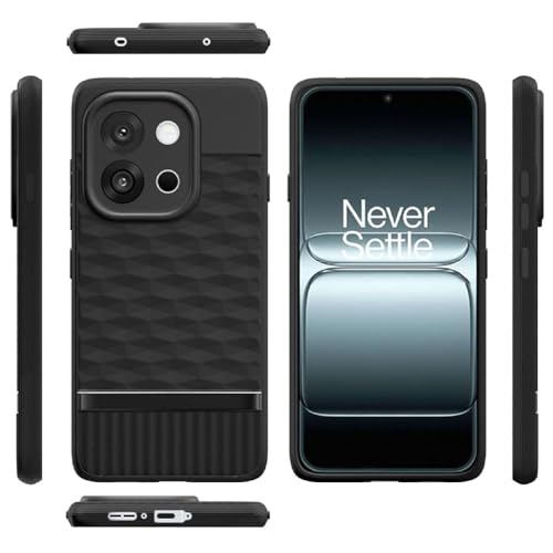 Image of Shockproof Case for OnePlus 13s 5G / 13T 5G | Full Camera Protection | TPU Flexible Back Cover for OnePlus 13s 5G / 13T 5G (Matte Black)